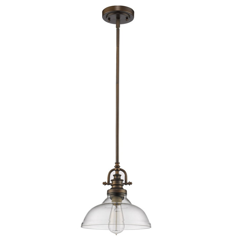 Piccirillo 1 - Light Single Pendant, Oil Rubbed Bronze