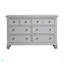 Commode 6 tiroirs Glendale blanc pur