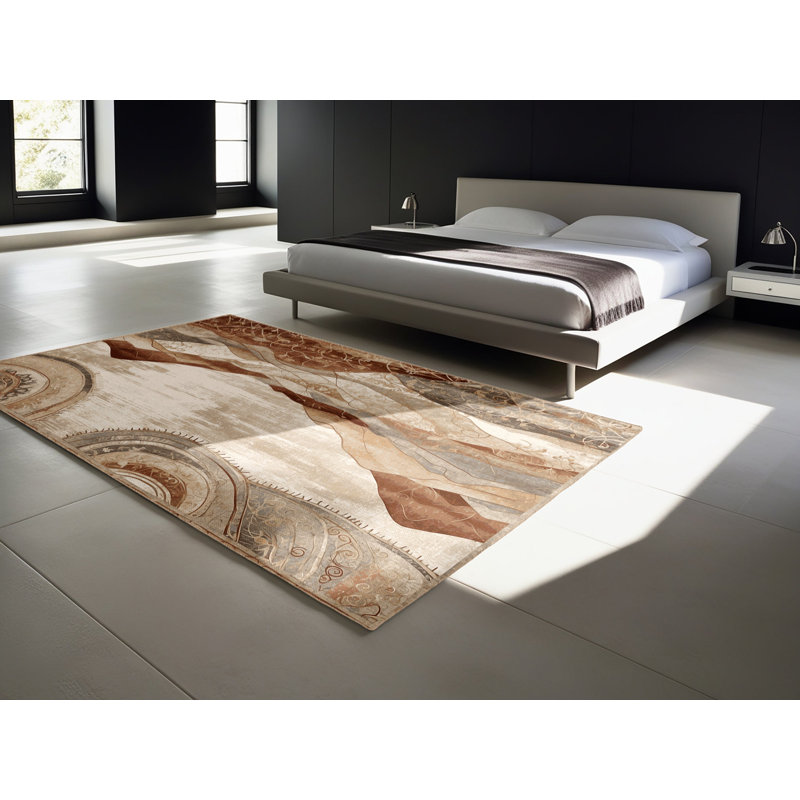 Arid Bloom Rug, Square 6'