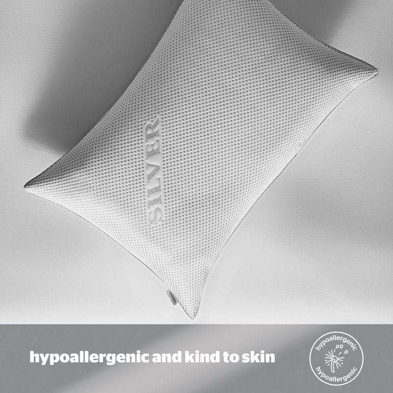 Silentnight Wellbeing Collection Silver Infused Pillow