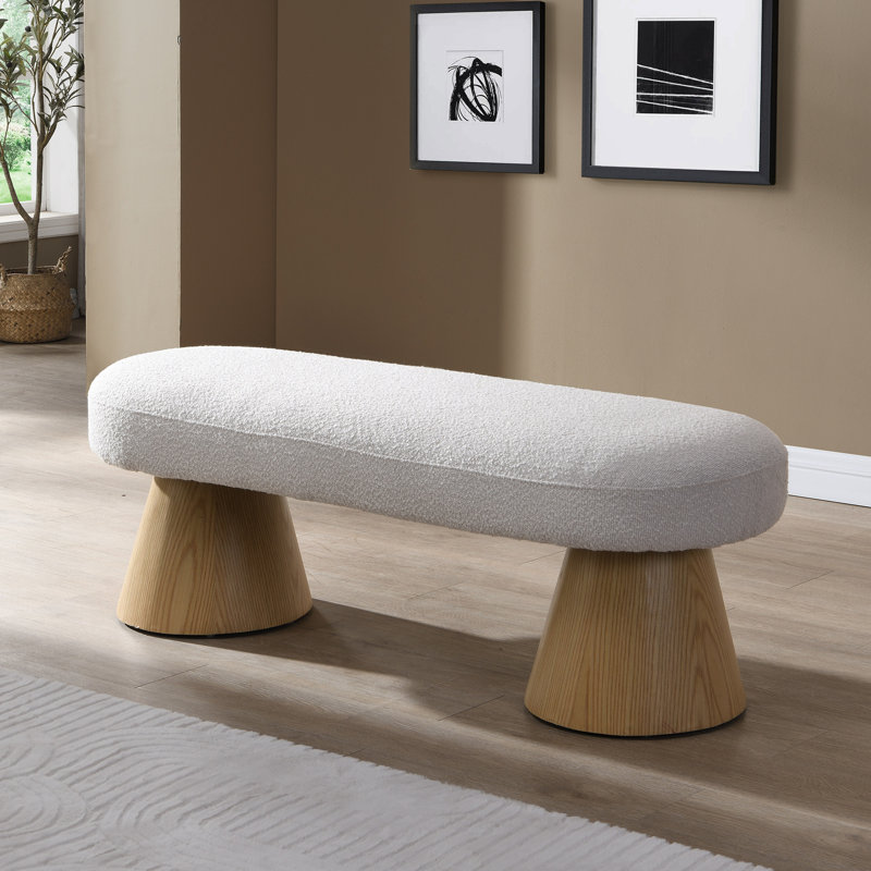 Banc de salle à manger pour la salle à manger, repose-pieds en tissu pour la salle à manger