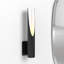 Axis Single Light Steel Dimmable Armed Sconce-1010773089