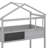 Xanthe Twin Over Full House L-Shaped Bunk Bed with Shelves by Harper Orchard-1371480928