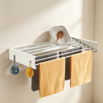 Aluminium, Carbon Steel Wall-Mounted Drying Rack