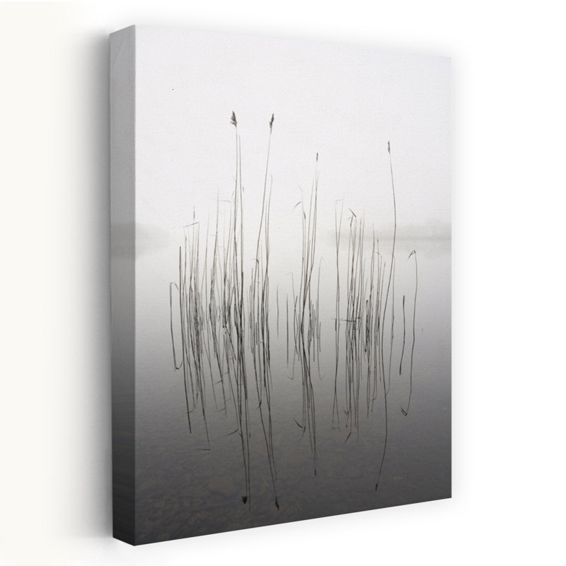 Art contemporain minimaliste, paysage serein paisible, lever de soleil, H 18 po x l 12 po