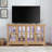 4-Door LED Curio Cabinet with Adjustable Shelves-1289160284