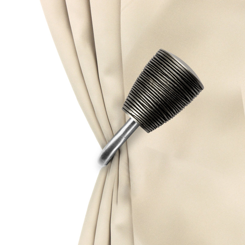 Paire de retenues Tarzan, Nickel satiné