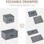 Commode 5 tiroirs gris