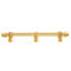 Acanthus 18 inches c.c. with 5/8 reeded center long pull Romanesque style with center brace in Oil Rub Bronze-1463575224-1463575225