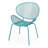 Andrighetti Outdoor Metal Mesh Shell Chairs-615870366
