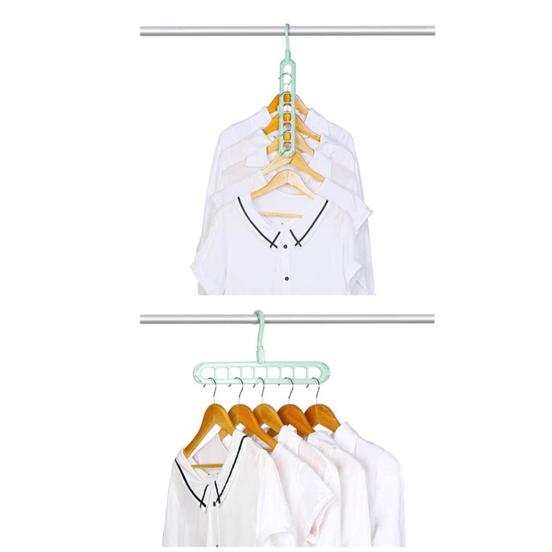 Dysheka Plastic Non-Slip Multi-Layer Hanger
