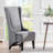 Janayiah Modern Upholstered Wing Back Dining Chair, High Back Side Chair-51473006