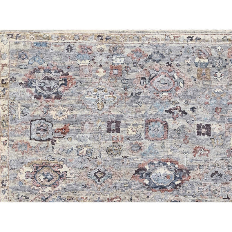 Handmade Wool Area Rug, Rectangle 6' x 9'