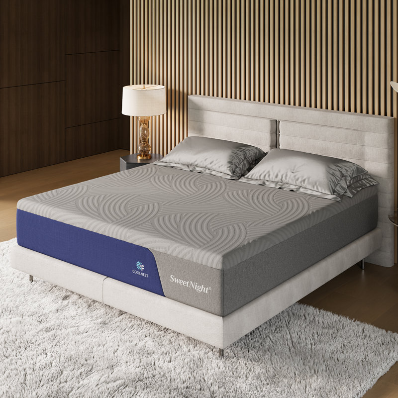 Matelas en mousse viscoélastique imprégnée de gel Sweet Sweet CoolNest avec certification CertiPUR-US et ACA, 12", Lit double