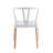 Burkleigh Plastic Dining Chairs with Beechwood Legs-934079341