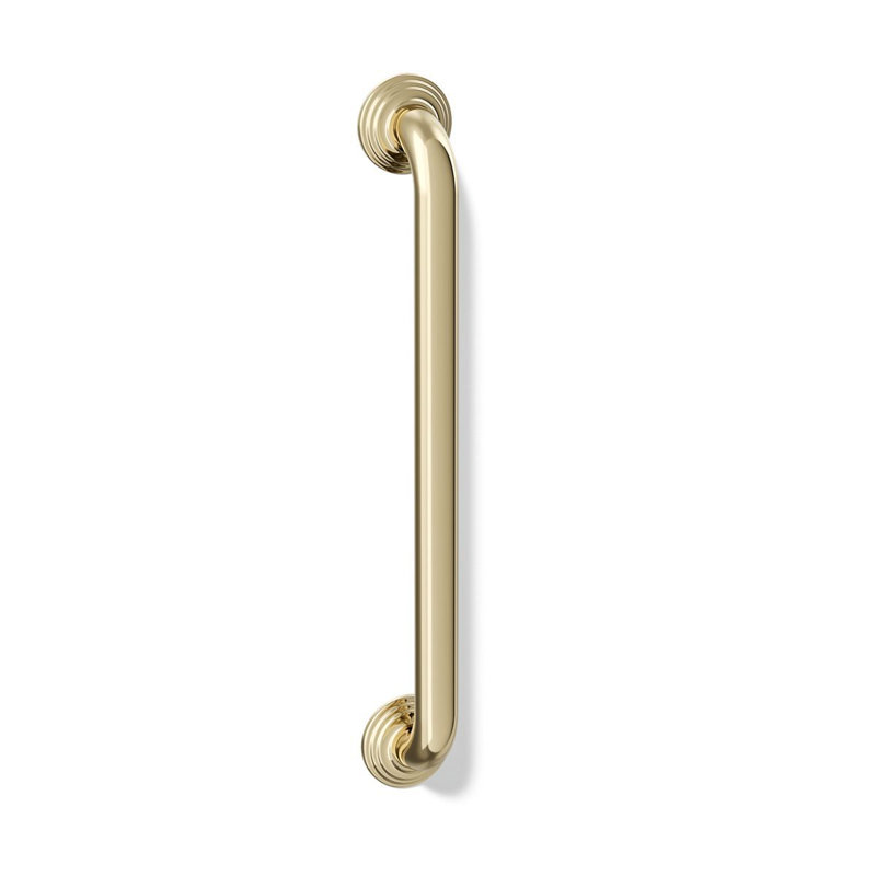 Traditional Grab Bar, Vibrant French Gold, 18"W