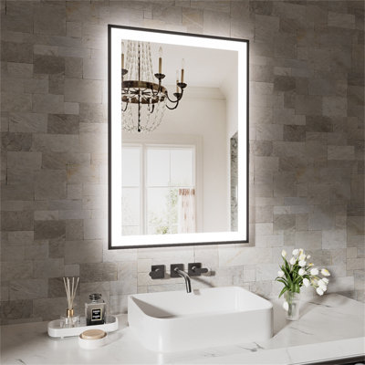 20X28 Inch Frameless LED Bathroom Mirror,Smart Mirror