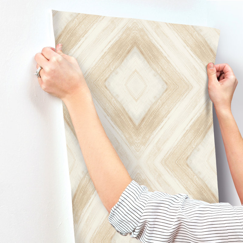 Geometric Wallpaper Double Roll, Desert