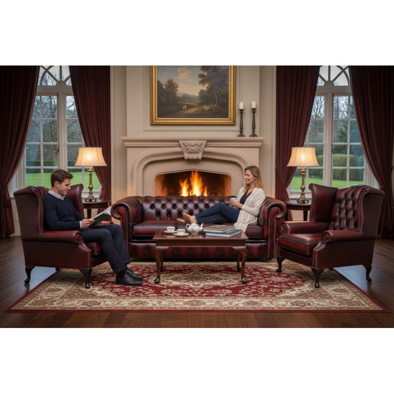 5 Seater Leather Sofa