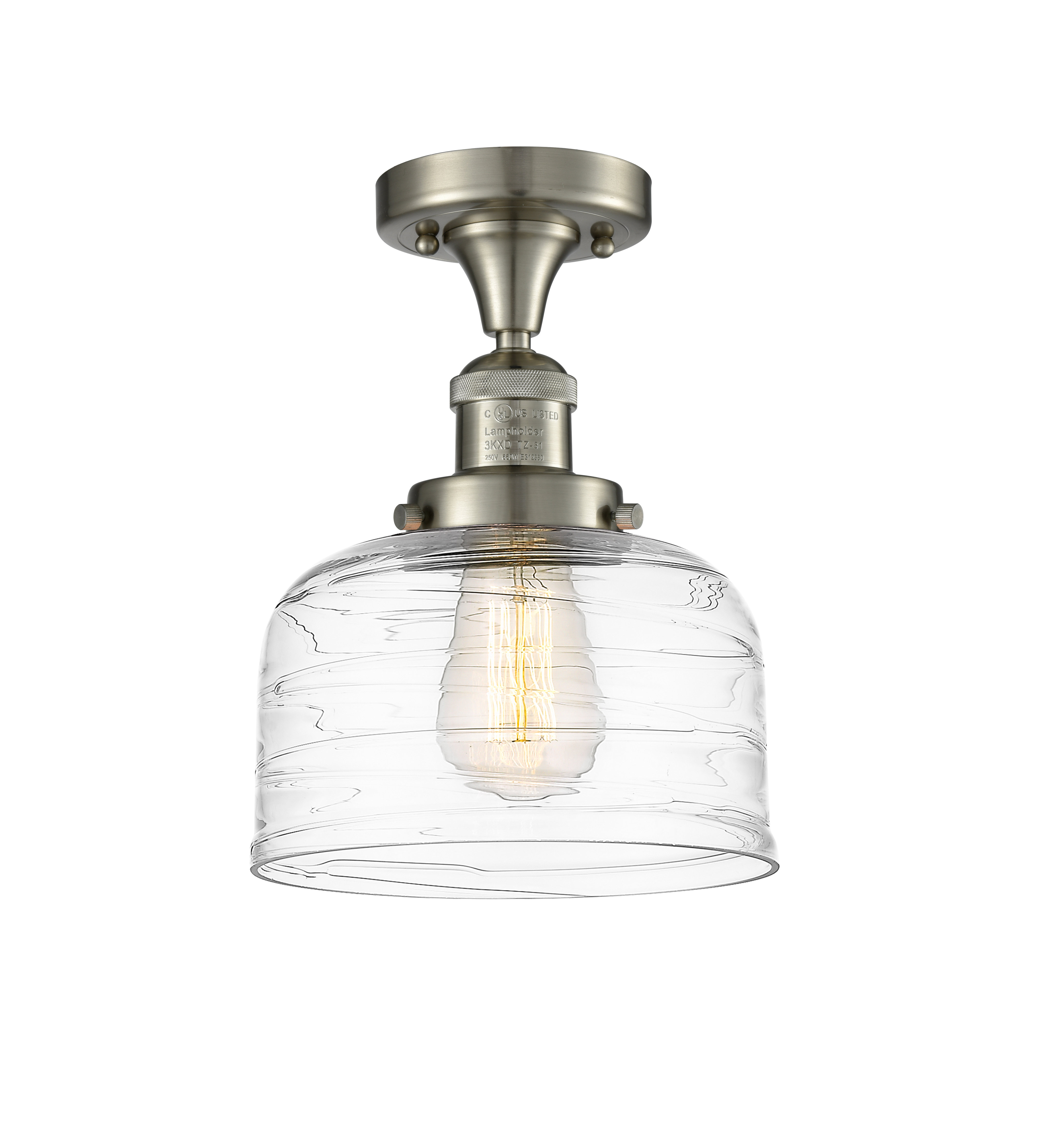 Williston Forge Archuleta Glass Semi Flush Mount & Reviews | Wayfair