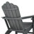 Lucus Poly HDPE Adirondack Chair with Cupholder-2061860396
