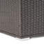 Rangement extérieur en fer gris, 34,31 po X 24,35 po, boîte de rangement pour patio avec cadre résilient, profondeur, largeur, hauteur, aide