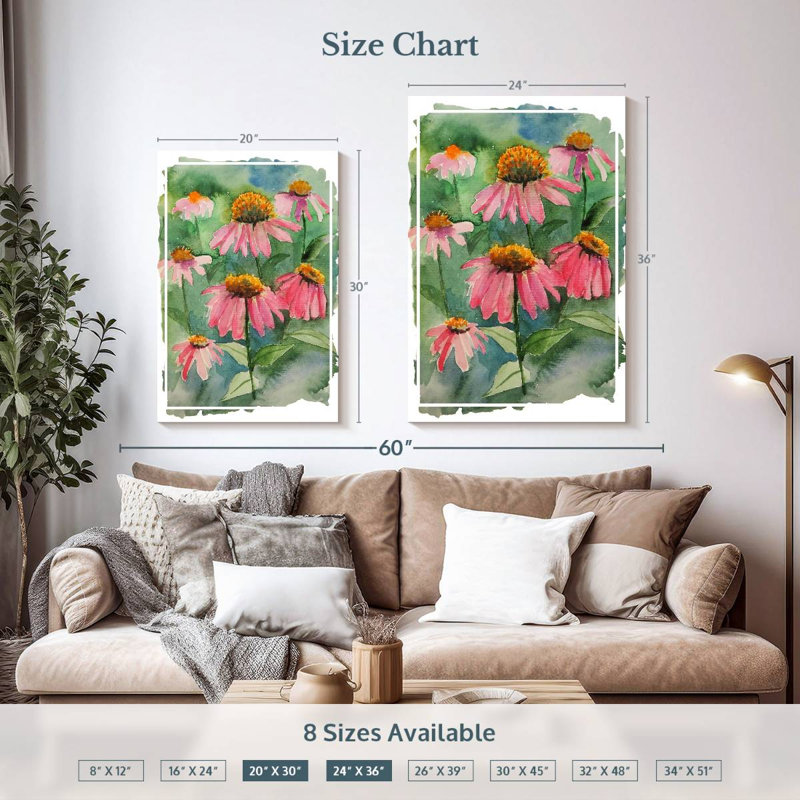 Harnek Coneflower Garden, H 36 po x l 24 po