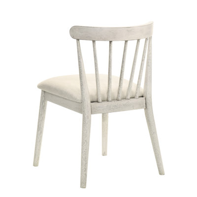 2 White Solid Wood Side Chairs For Dining Room, And Easy To Up, Ideal Kitchen Living Rooms, 19.92 In Depth, 21.7 Width, 31.48 Height Rustic Chair Wood, Design Multi-Purpose Seating Spaces, Quick