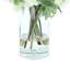Delphinium And Cherry Blossom In Glass Vase