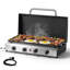 4 Burner 20,000 BTU Portable Tabletop Flat Top Gas Grill