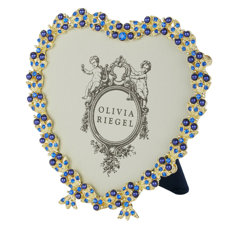 Contessa Metal Picture Frame, Gold/Blue