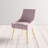 19'' H Velvet Upholstered Metal Parsons Chair-1322090724-1283418183
