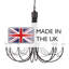 Elba 8 - Light Candle Style Chandelier