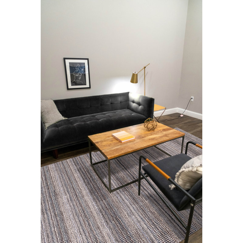 Tapis gris foncé Silk Shadow 9 pi 1 po x 11 pi 10 po
