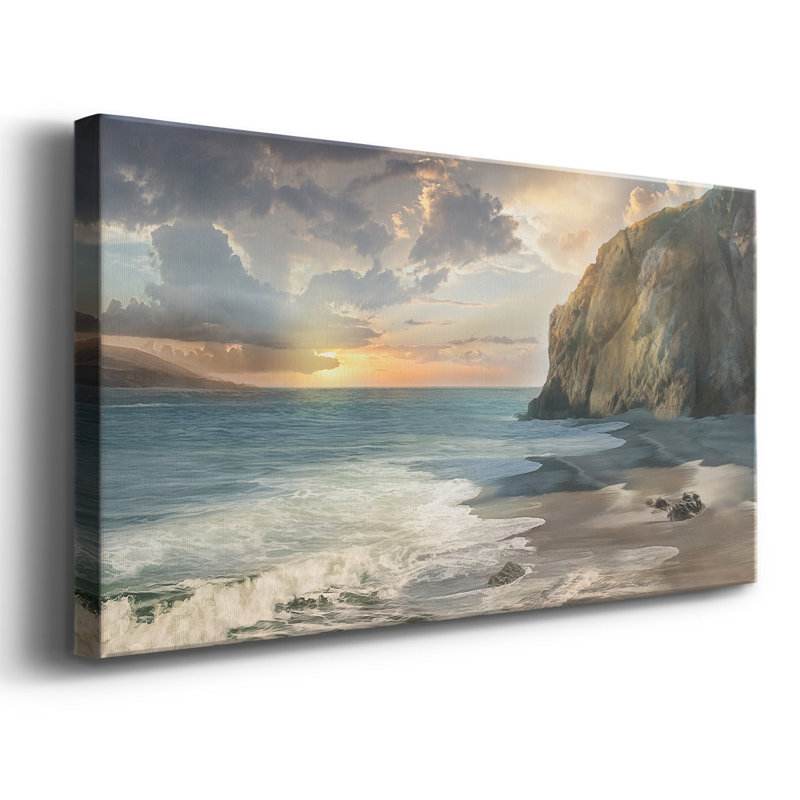 Crique privée - reproduction d'art sur toile tendue, H 16 po x l 8 po x P 1 po