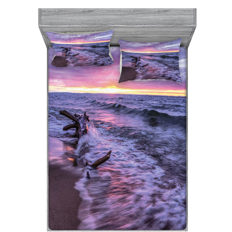 Microfiber Sheet Set, Full Sheet Set with 2 Pillowcases