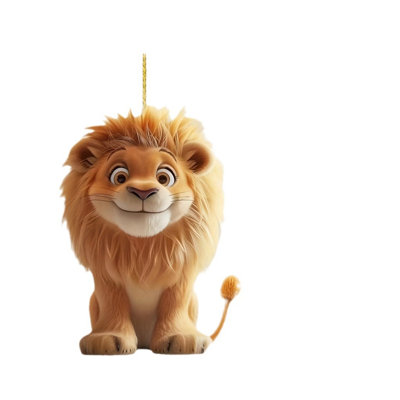 Cute Lions Acrylic Pendant
