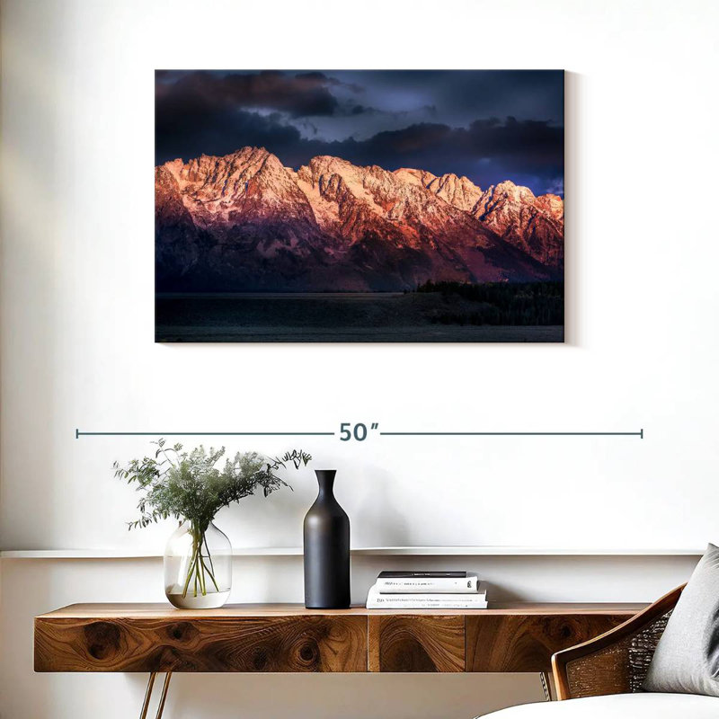 Alvord Grand Teton, aube hivernale