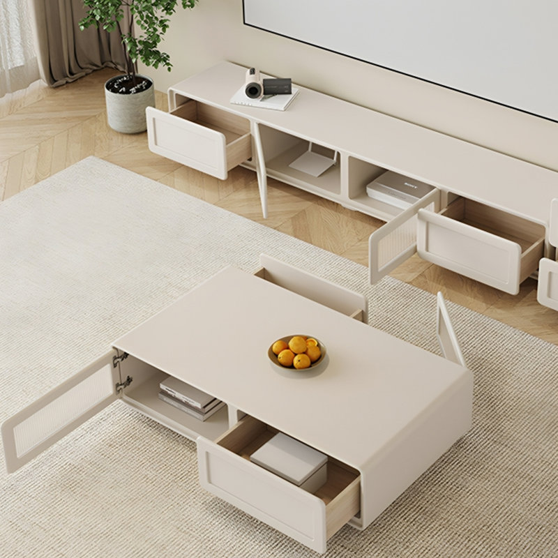 Simple Style TV Stand and Coffee Table Set
