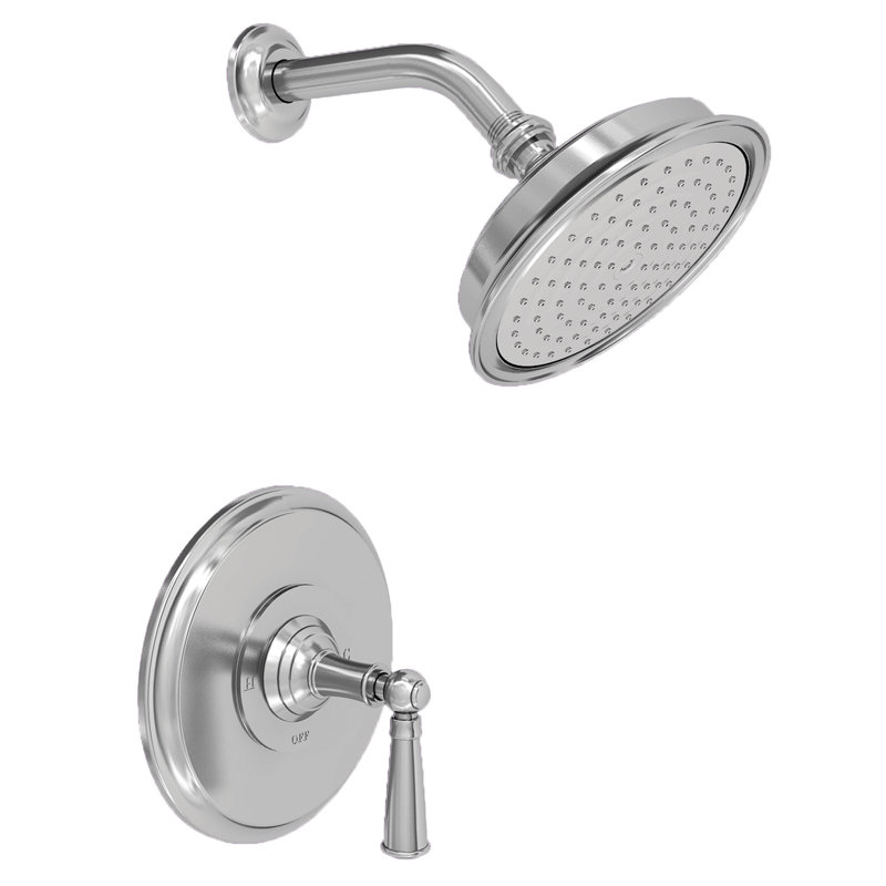 Aylesbury Balanced Pressure Shower Trim Set with Shower Head, Polished Chrome