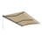 Semi-Cassette Patio Awning with LED Lights - Moroccan Collection -54833136-54833133