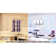 LED Tape Lighting Kit White Color Controllable, 16ft of Cut-and-Connect Professional Grade Lighting with Wireless/Smart Control