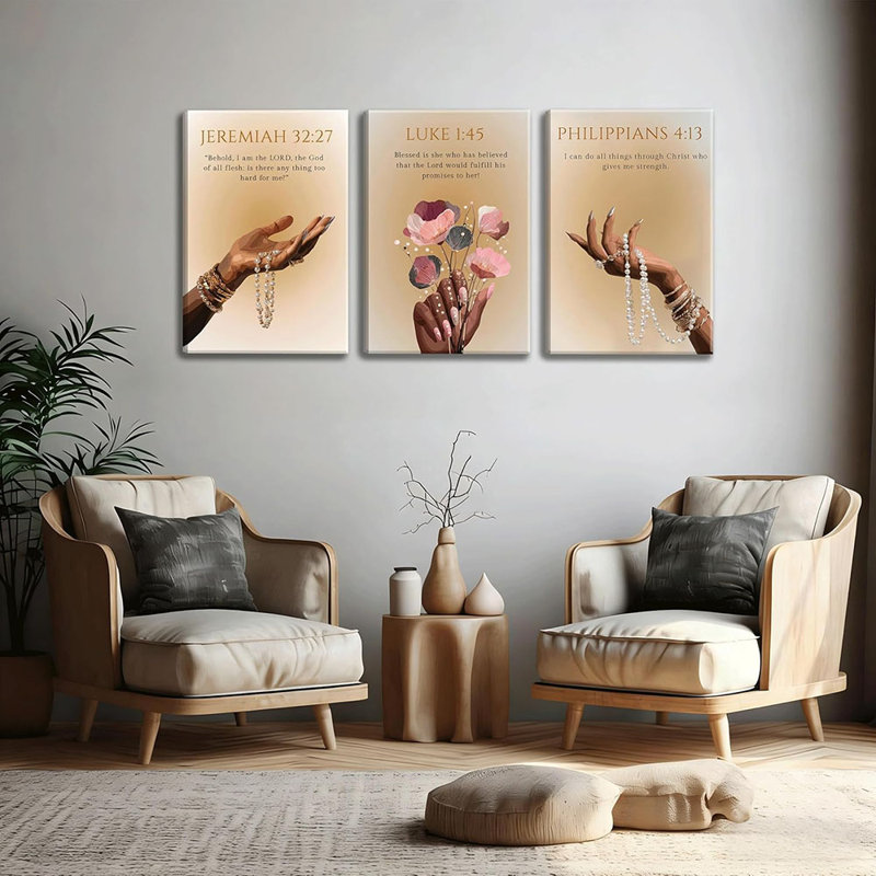 3 Piece Wrapped Canvas Print