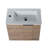 Duglas 13'' Single Bathroom Vanity with Top