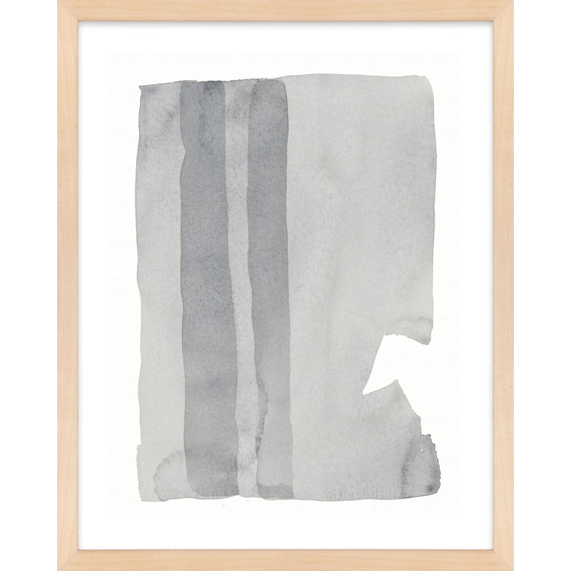 Gray On Gray 6 by Jacques Pilon - Single Picture Frame Graphic Art, Brown Framed, 30" H x 24" W