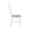 Chaise d'appoint rembourrée en bois massif Atiqa-607373663