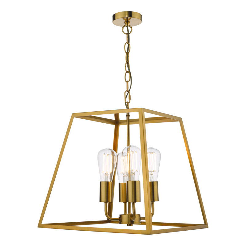 Abednego 4 - Light Pendant, Brass