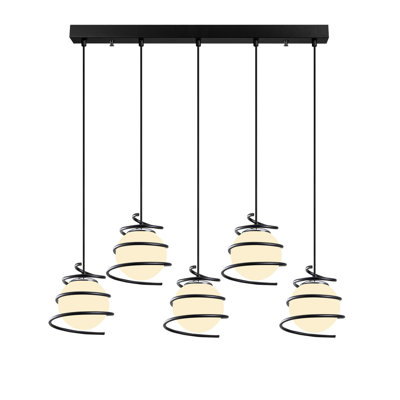 5 - Light Black Kitchen Island Pendant