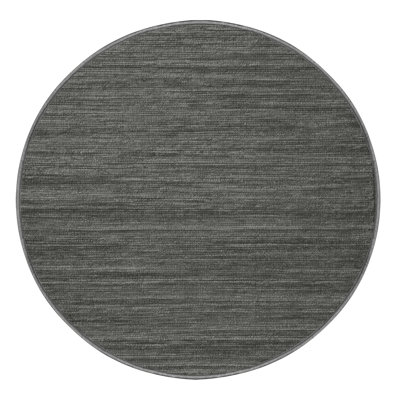 Tapis gris uni lavable à la machine