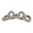 Carved Marble Chain Decorative Objects - Decorative Sculpture For Shelf And Home Decor - Decorations For Living Room Stone Accent - 15", Ivory & Gray